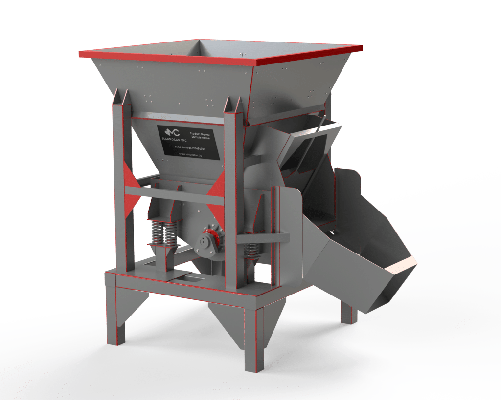 Magnocan Hopper and Vibrating Feeder